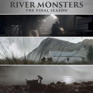 Video thumbnail for the final season trailer of River Monsters featuring Jeremy Wade, filmed in Glencoe and Glen Etive. Styled by Angela Moffat and produced by Filming Scotland.